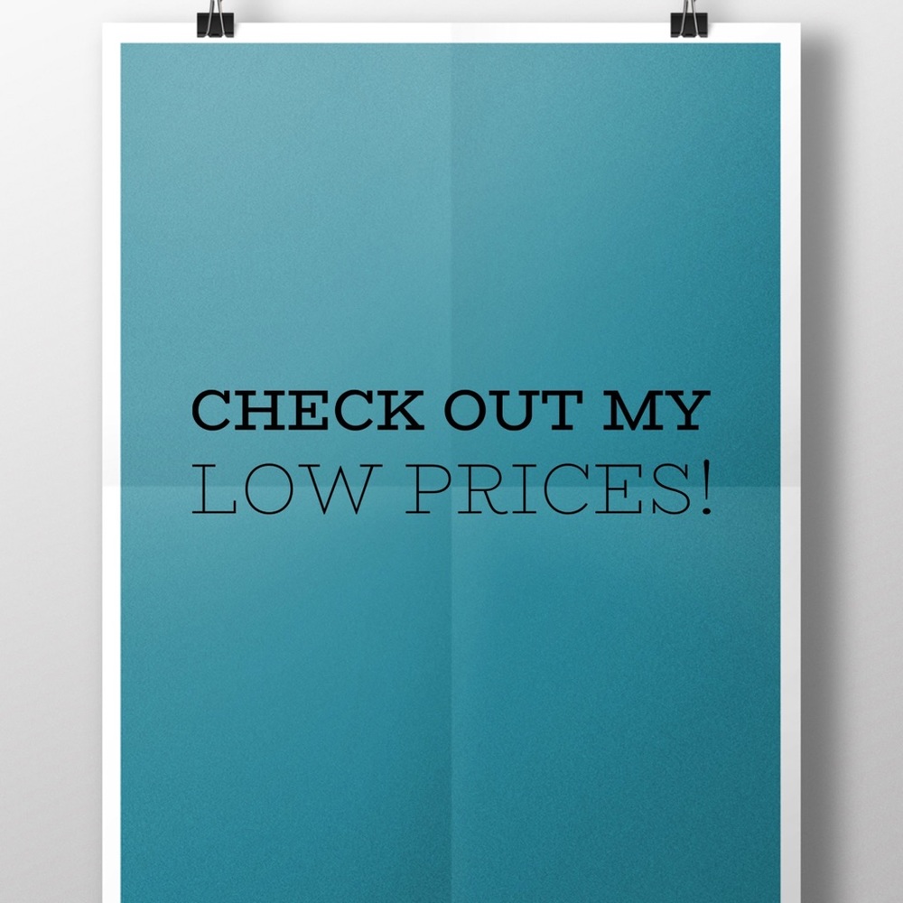 Low Prices!